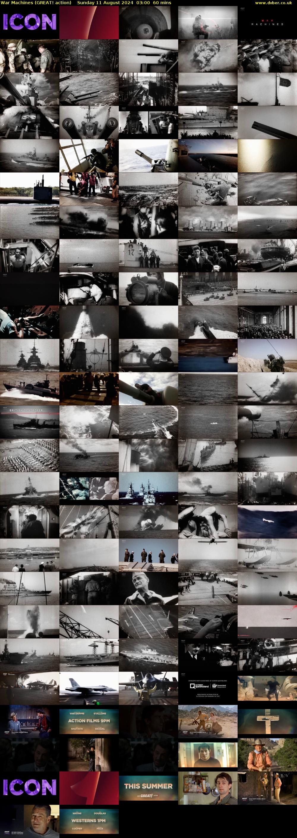 War Machines (GREAT! action) Sunday 11 August 2024 03:00 - 04:00