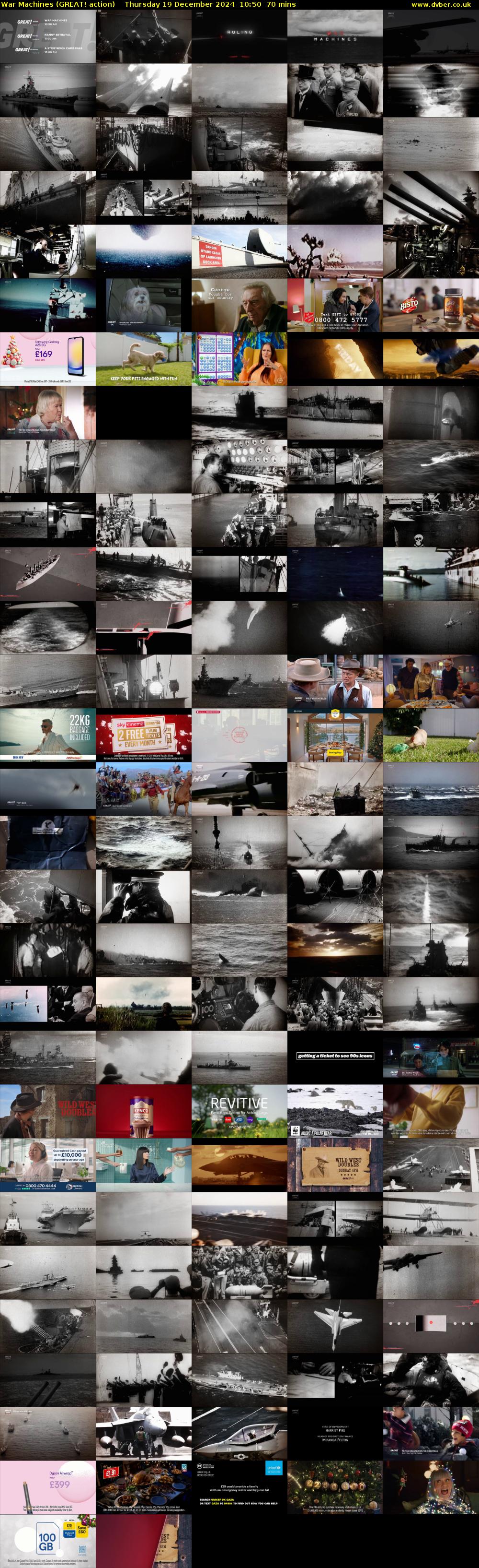 War Machines (GREAT! action) Thursday 19 December 2024 10:50 - 12:00