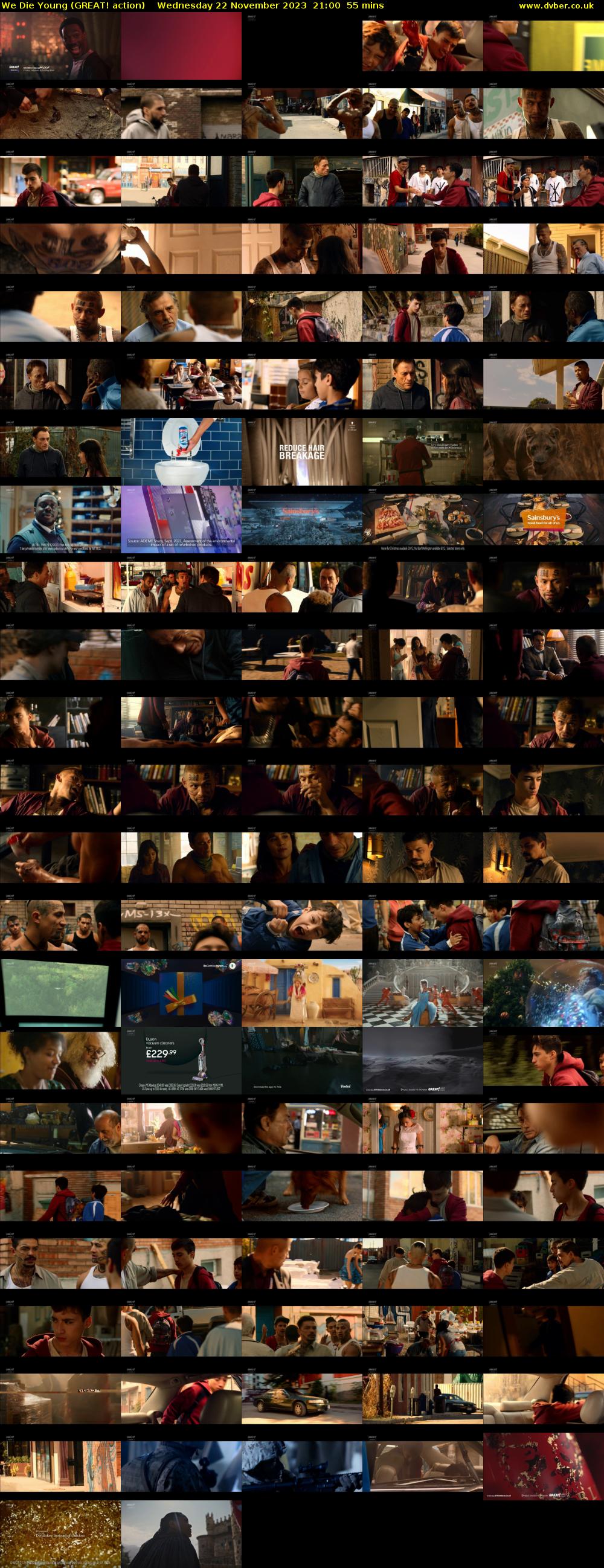 We Die Young (GREAT! action) Wednesday 22 November 2023 21:00 - 21:55