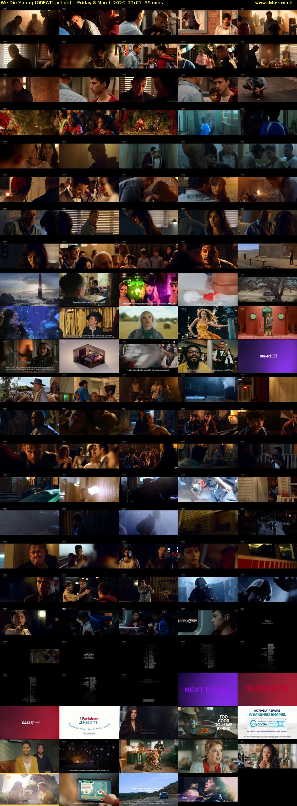 We Die Young (GREAT! action) Friday 8 March 2024 22:01 - 23:00
