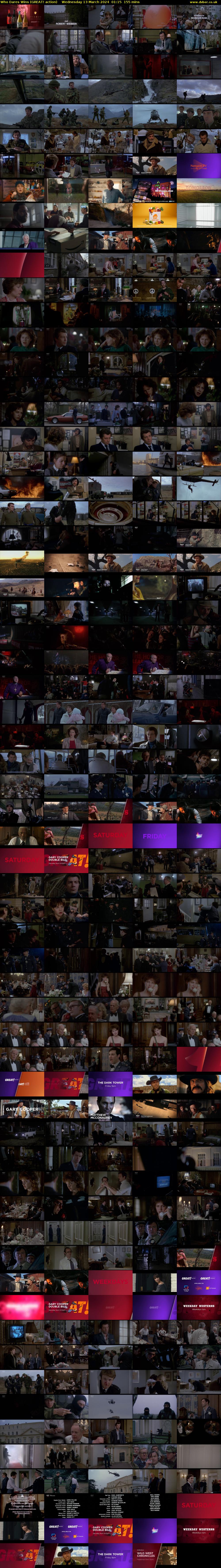 Who Dares Wins (GREAT! action) Wednesday 13 March 2024 01:15 - 03:50