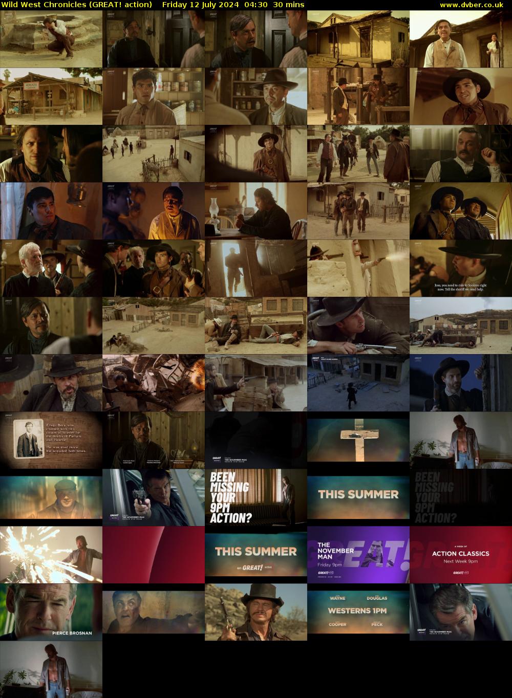 Wild West Chronicles (GREAT! action) Friday 12 July 2024 04:30 - 05:00