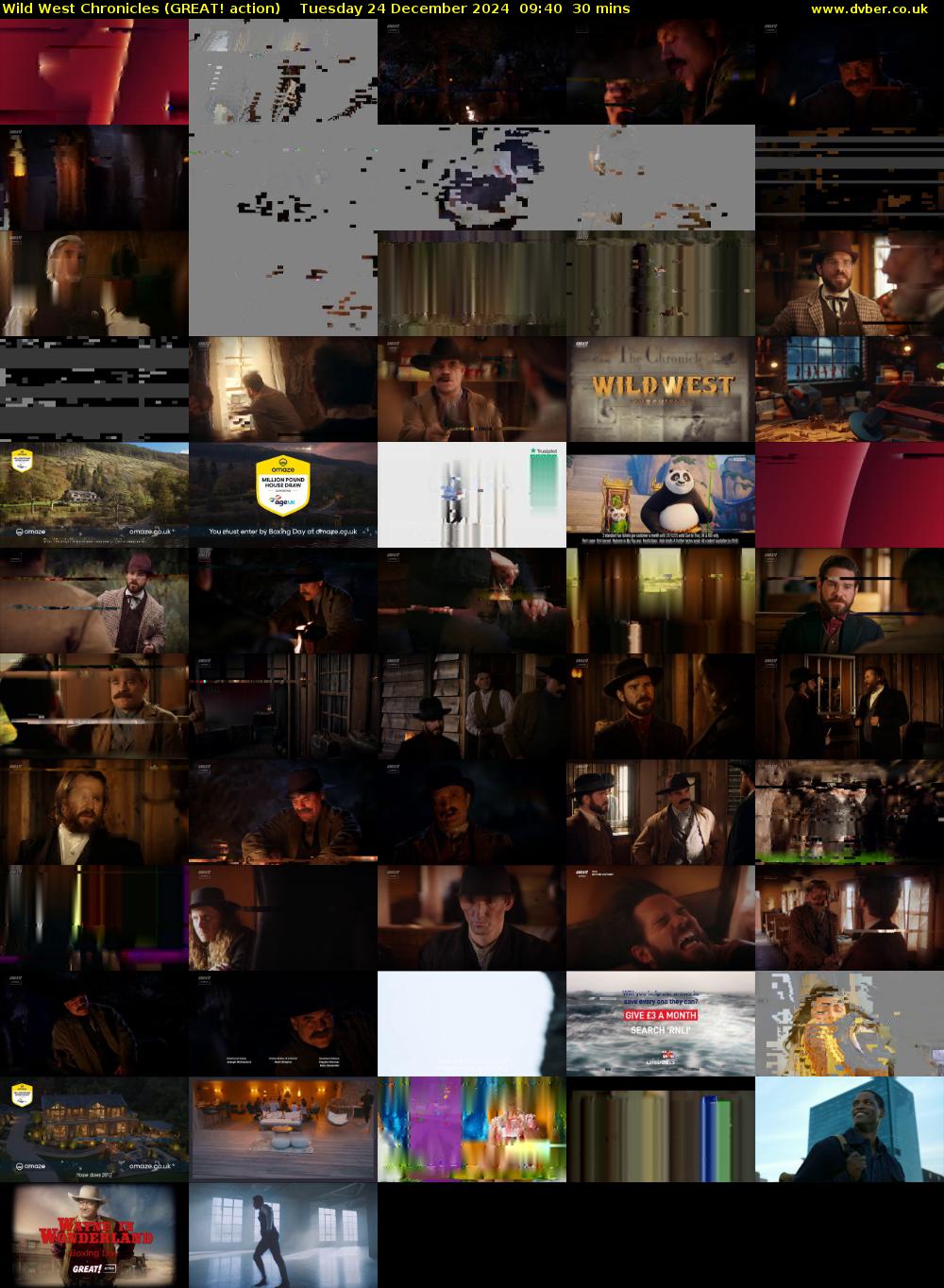 Wild West Chronicles (GREAT! action) Tuesday 24 December 2024 09:40 - 10:10