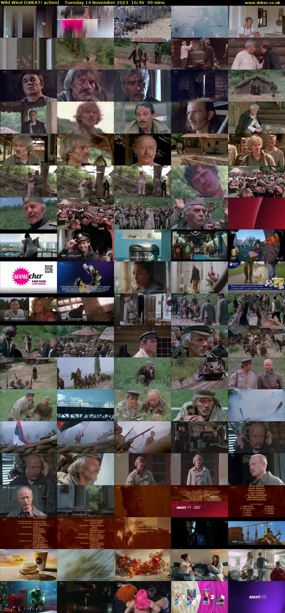 Wild Wind (GREAT! action) Tuesday 14 November 2023 16:46 - 17:35