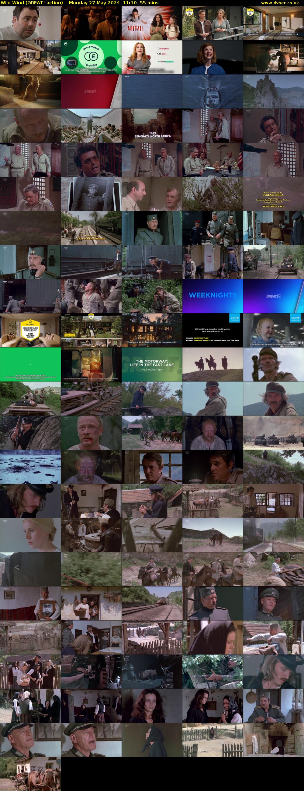 Wild Wind (GREAT! action) Monday 27 May 2024 11:10 - 12:05