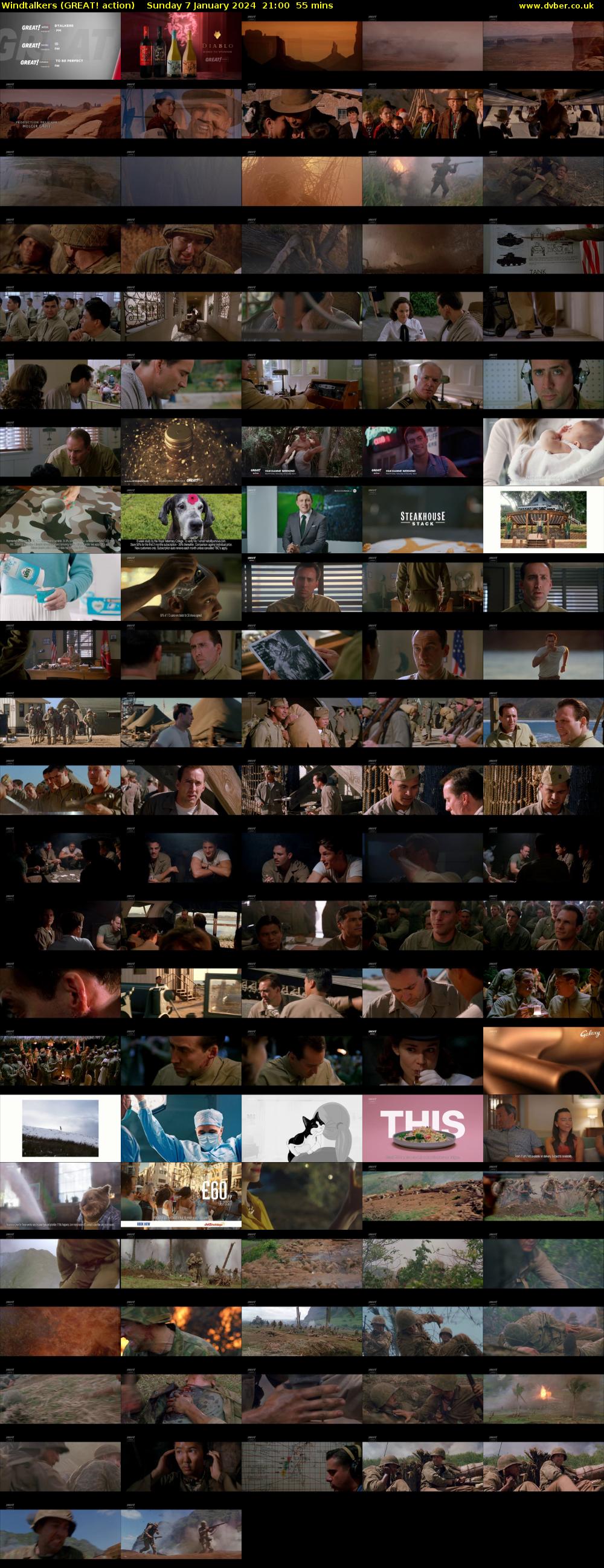 Windtalkers (GREAT! action) Sunday 7 January 2024 21:00 - 21:55