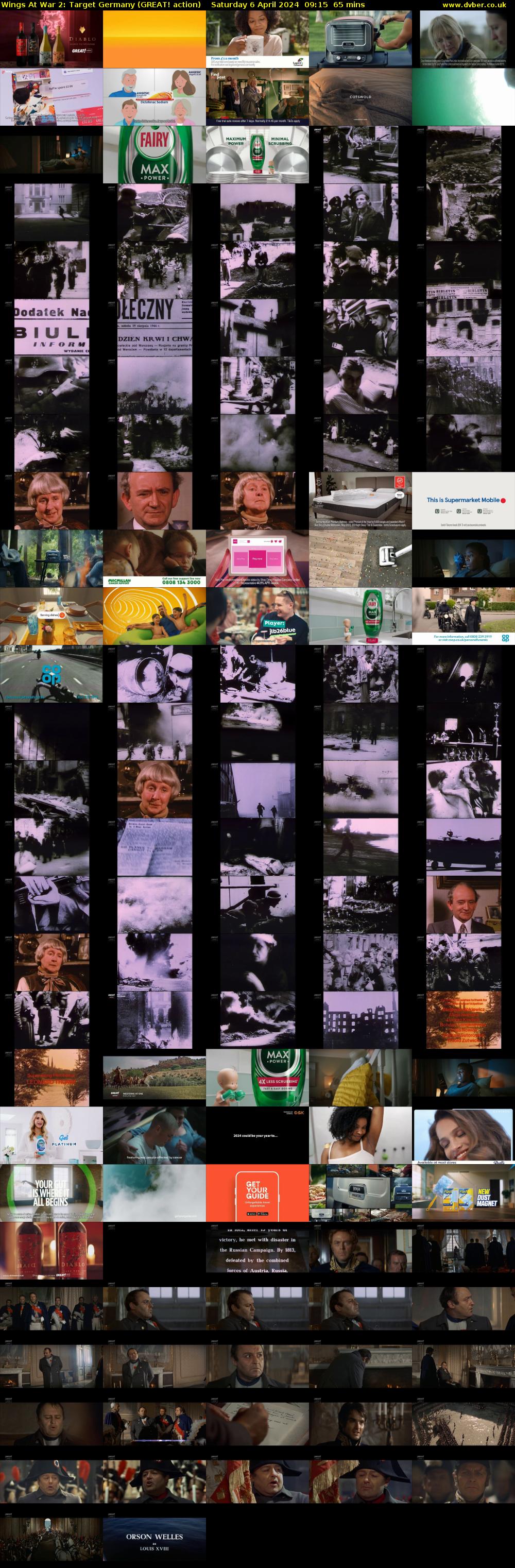 Wings At War 2: Target Germany (GREAT! action) Saturday 6 April 2024 09:15 - 10:20