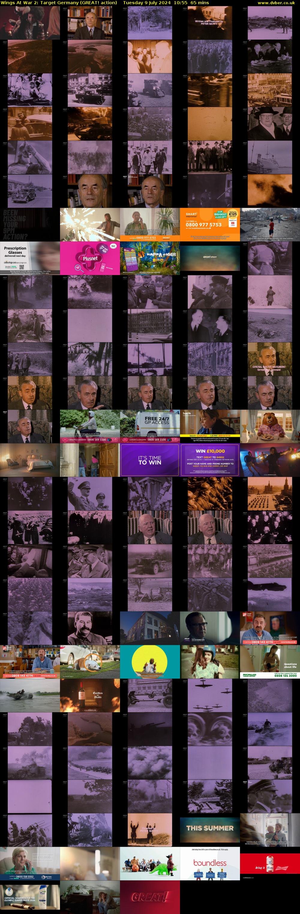 Wings At War 2: Target Germany (GREAT! action) Tuesday 9 July 2024 10:55 - 12:00