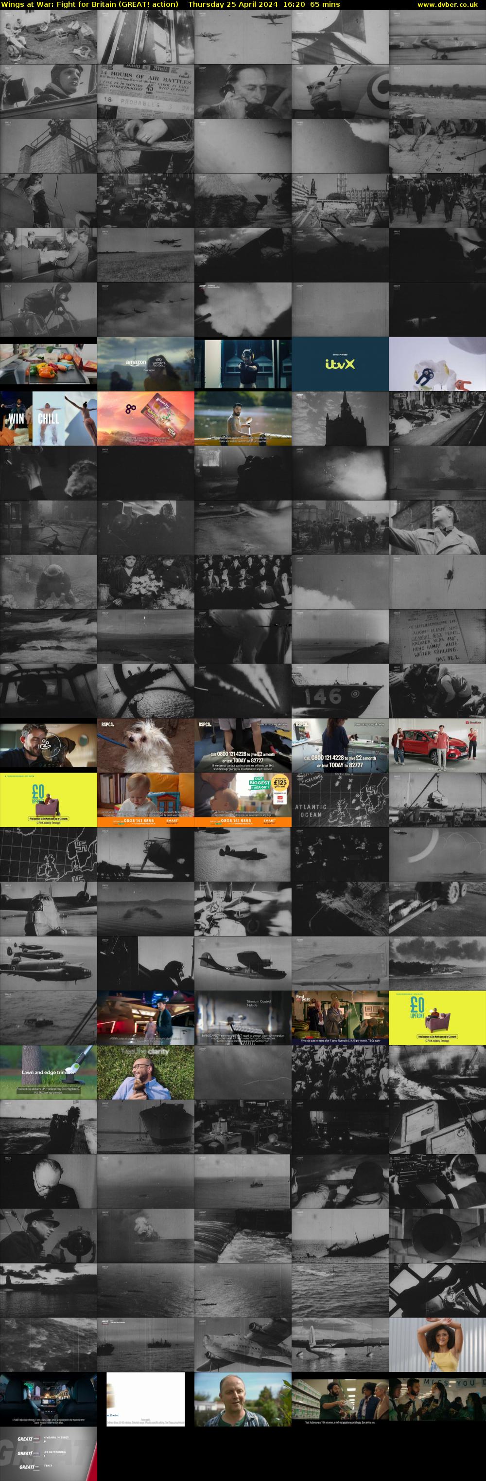 Wings at War: Fight for Britain (GREAT! action) Thursday 25 April 2024 16:20 - 17:25
