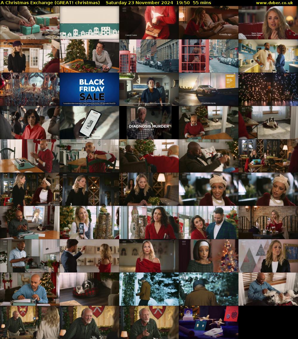 A Christmas Exchange (GREAT! christmas) Saturday 23 November 2024 19:50 - 20:45