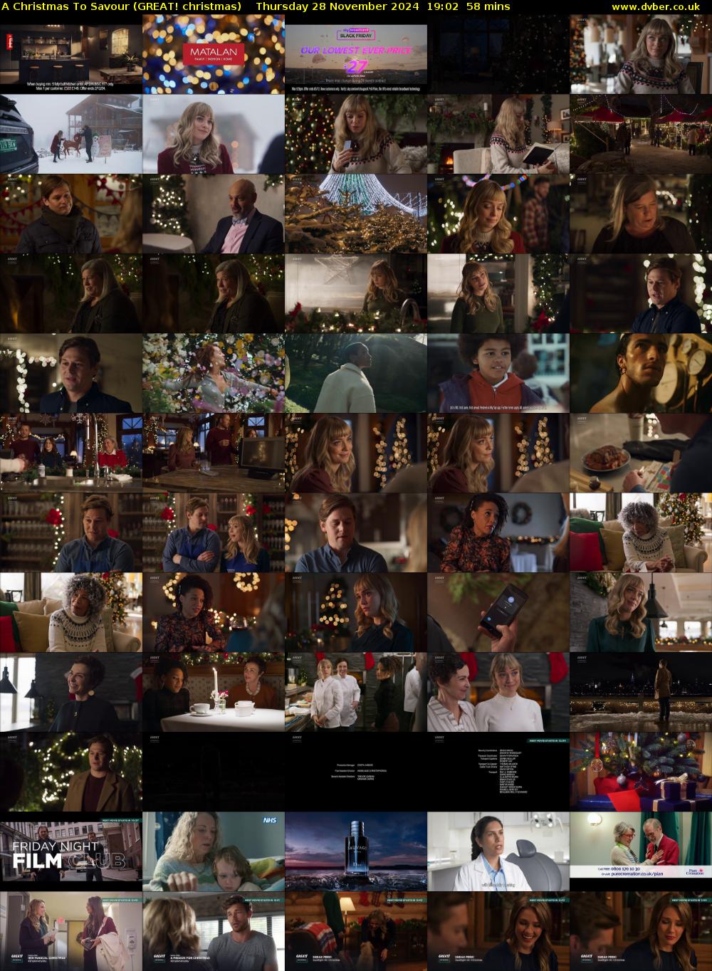 A Christmas To Savour (GREAT! christmas) Thursday 28 November 2024 19:02 - 20:00