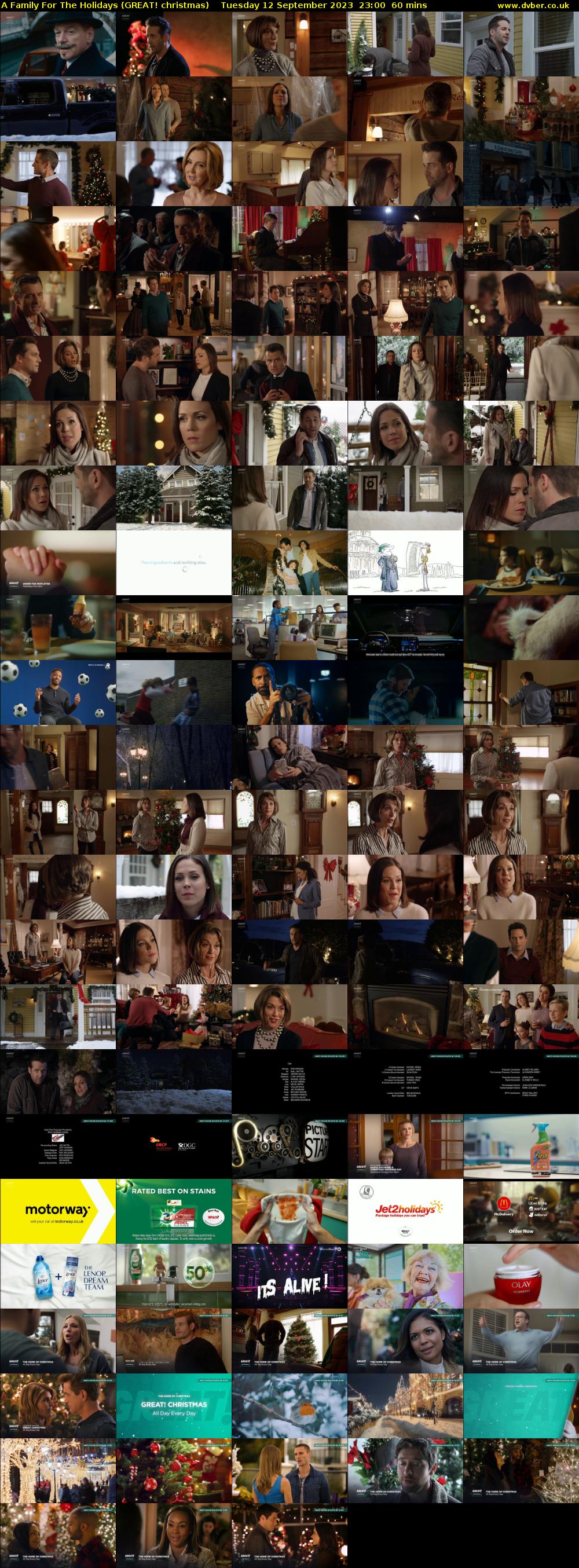 A Family For The Holidays (GREAT! christmas) Tuesday 12 September 2023 23:00 - 00:00