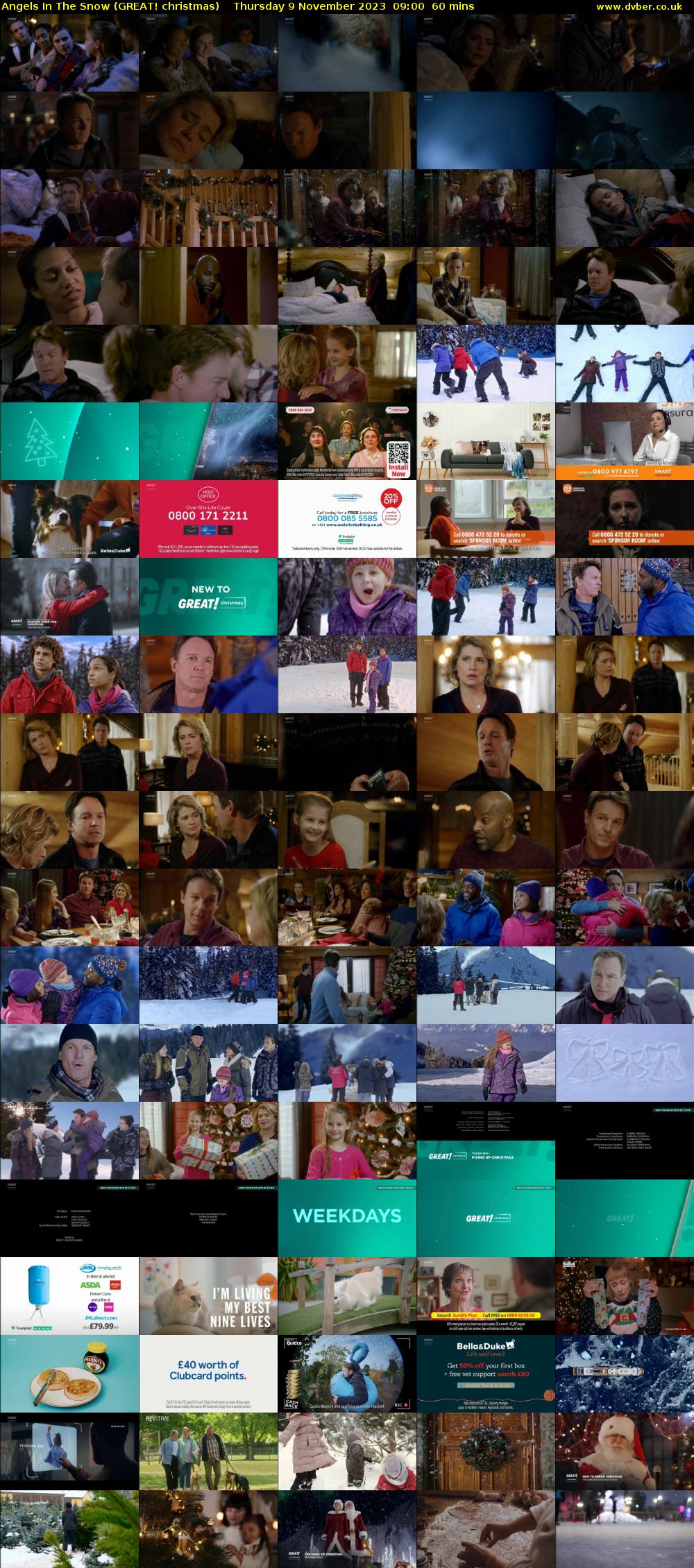 Angels In The Snow (GREAT! christmas) Thursday 9 November 2023 09:00 - 10:00