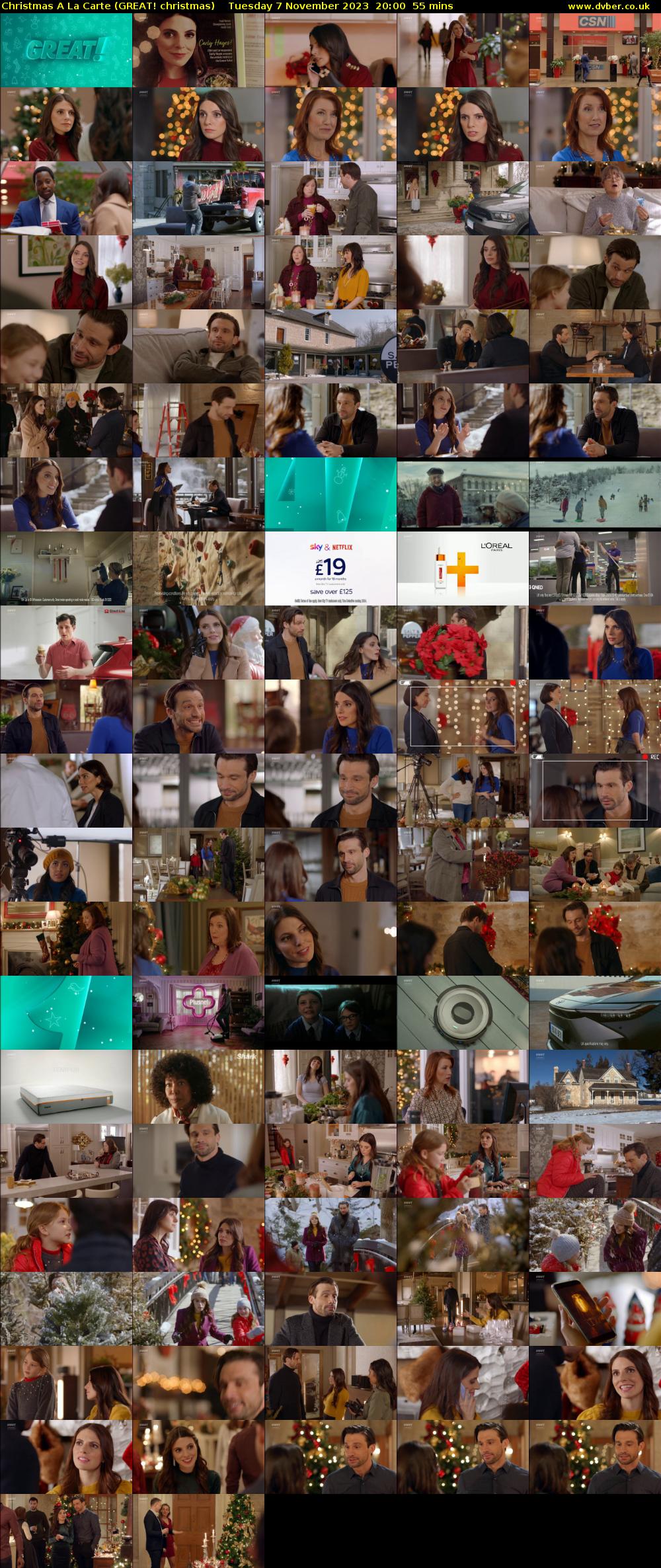 Christmas A La Carte (GREAT! christmas) Tuesday 7 November 2023 20:00 - 20:55