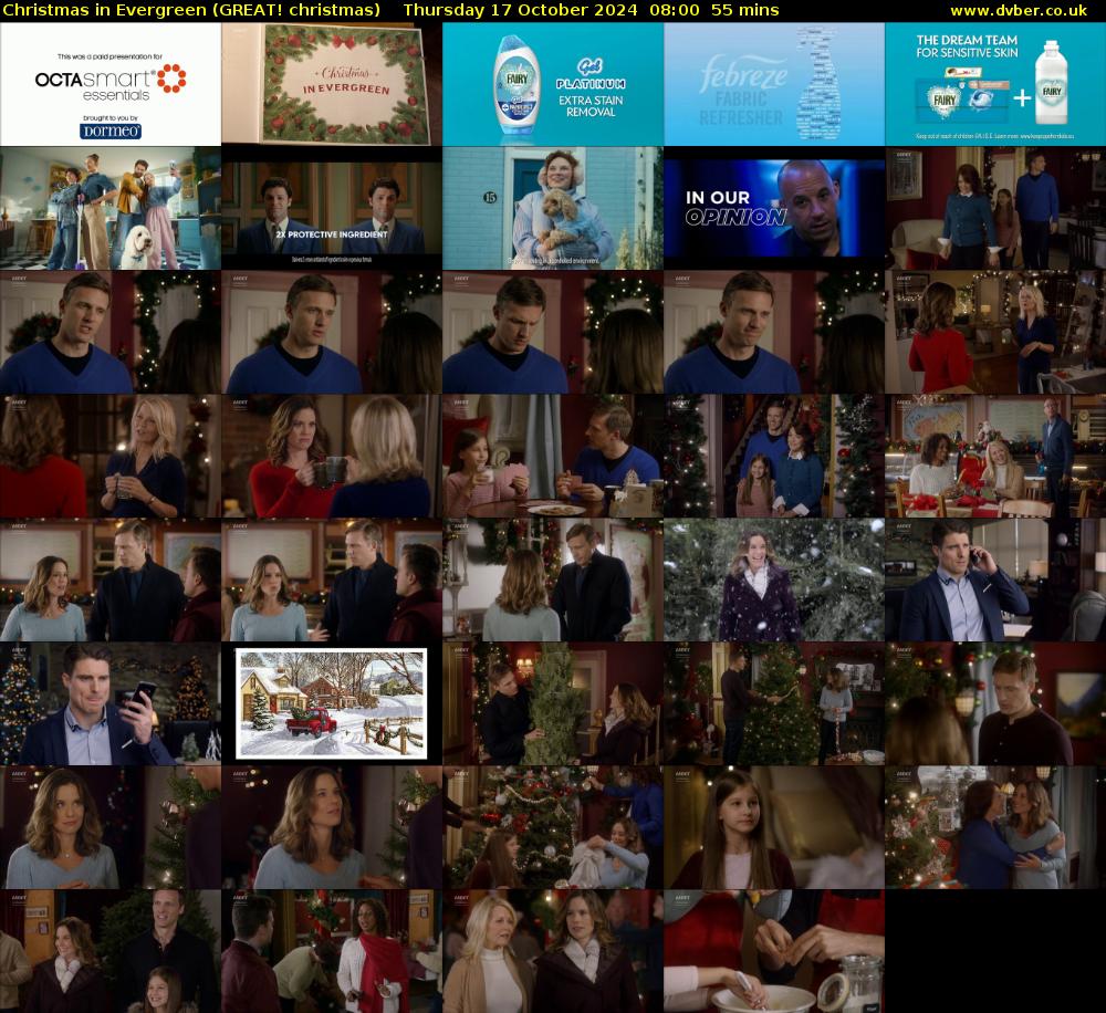 Christmas in Evergreen (GREAT! christmas) Thursday 17 October 2024 08:00 - 08:55