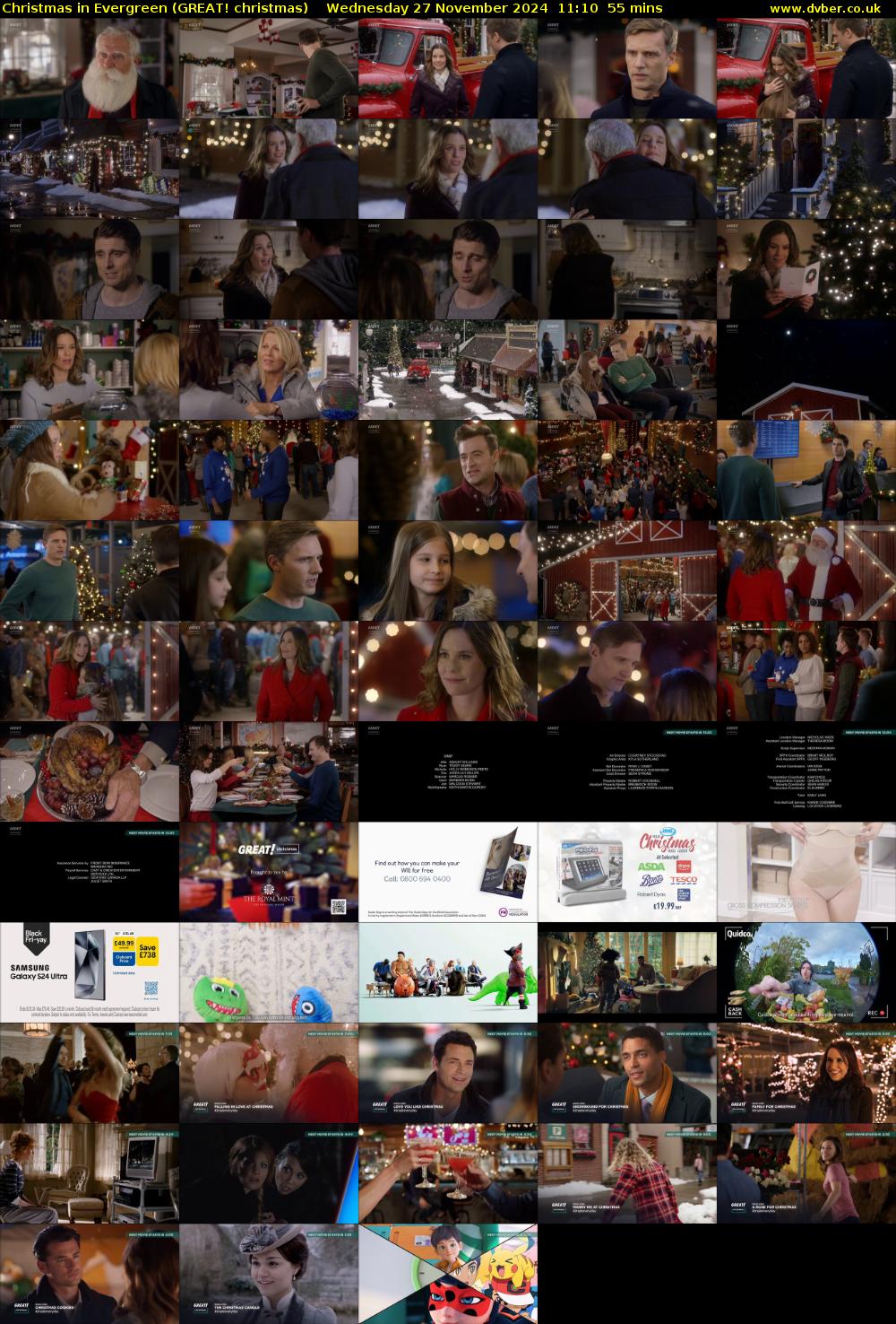Christmas in Evergreen (GREAT! christmas) Wednesday 27 November 2024 11:10 - 12:05