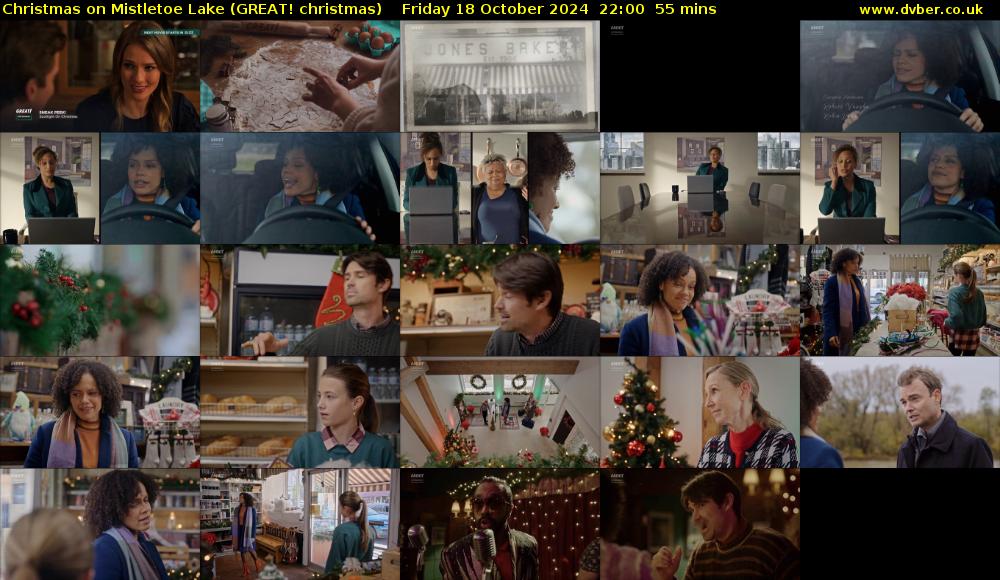 Christmas on Mistletoe Lake (GREAT! christmas) Friday 18 October 2024 22:00 - 22:55