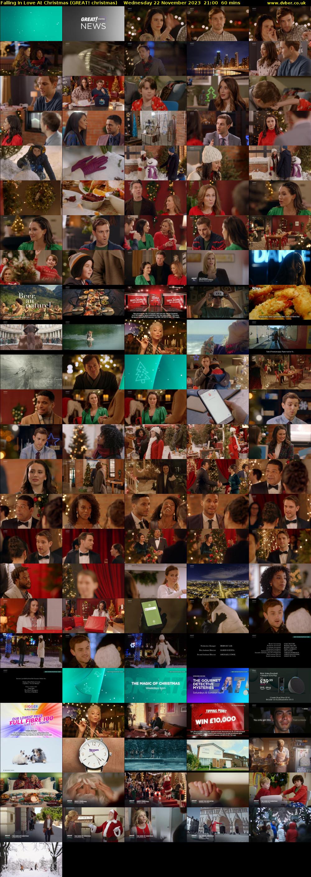 Falling In Love At Christmas (GREAT! christmas) Wednesday 22 November 2023 21:00 - 22:00