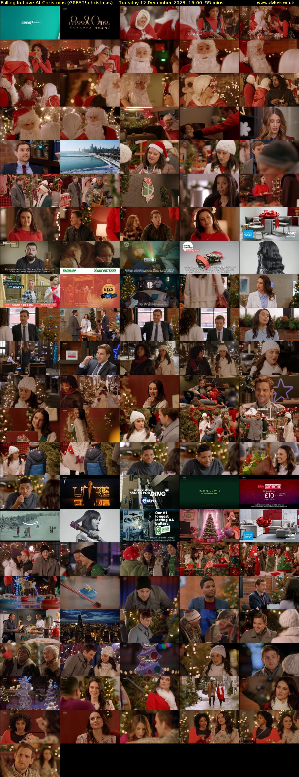 Falling In Love At Christmas (GREAT! christmas) Tuesday 12 December 2023 16:00 - 16:55
