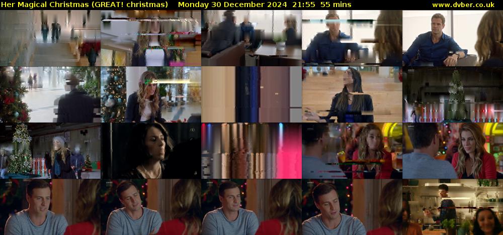 Her Magical Christmas (GREAT! christmas) Monday 30 December 2024 21:55 - 22:50