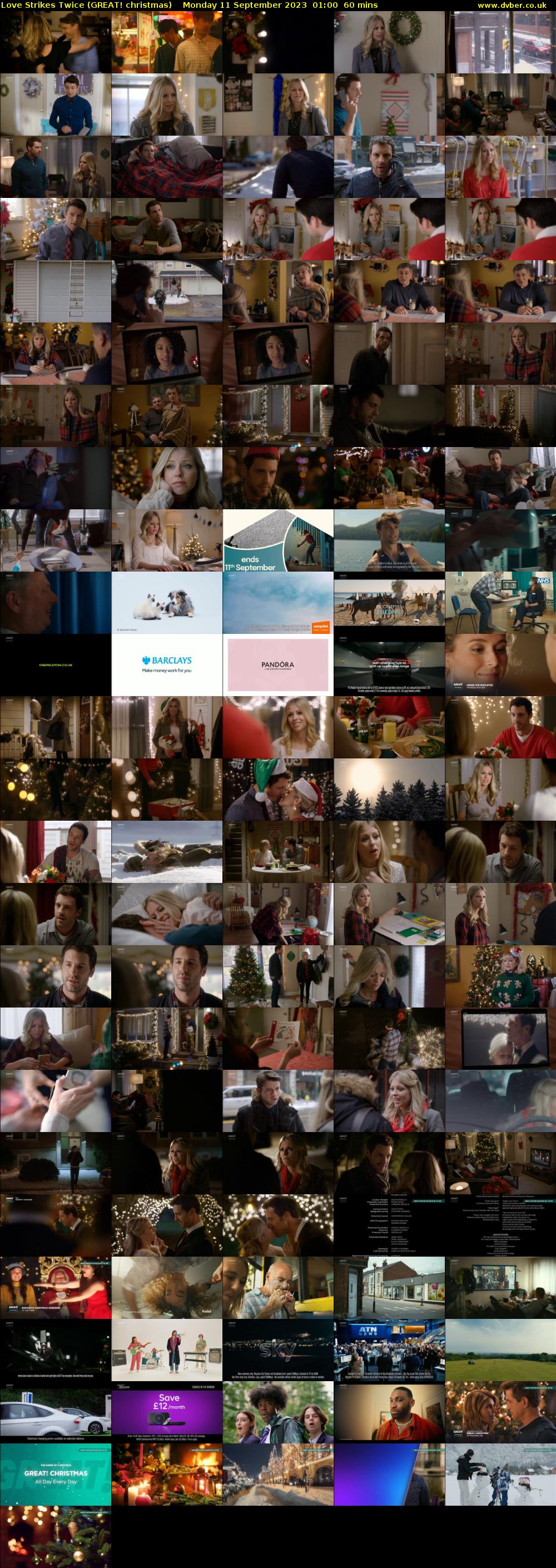Love Strikes Twice (GREAT! christmas) Monday 11 September 2023 01:00 - 02:00