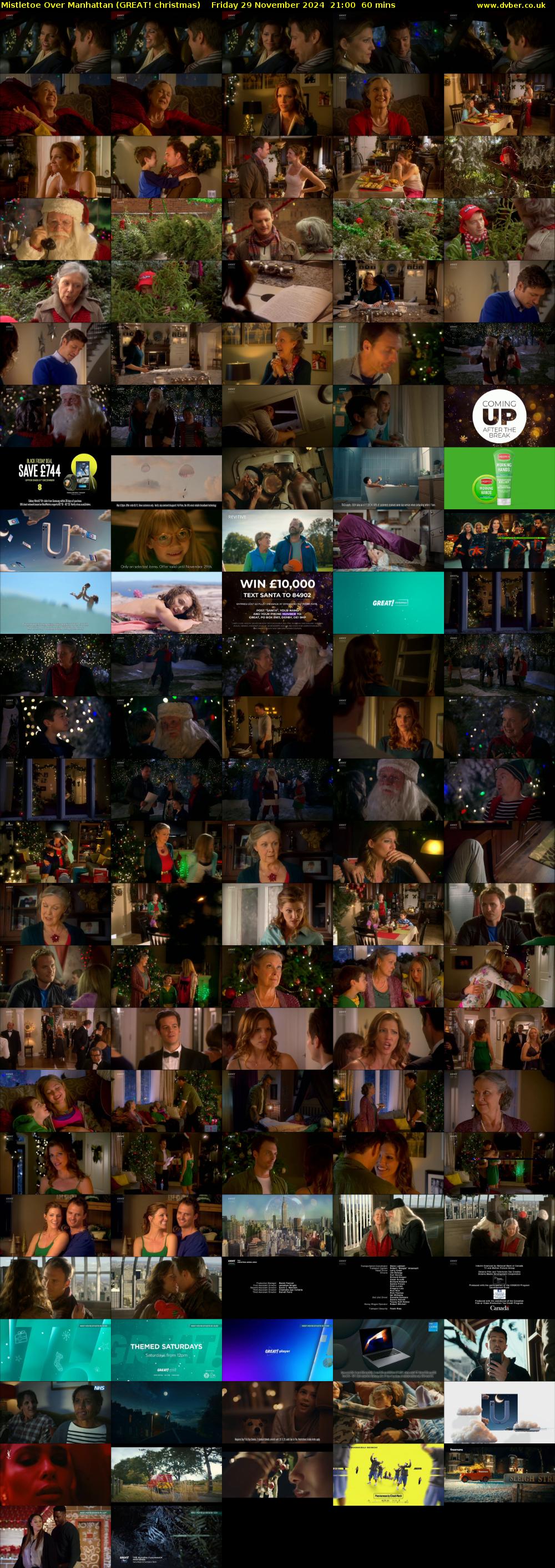 Mistletoe Over Manhattan (GREAT! christmas) Friday 29 November 2024 21:00 - 22:00