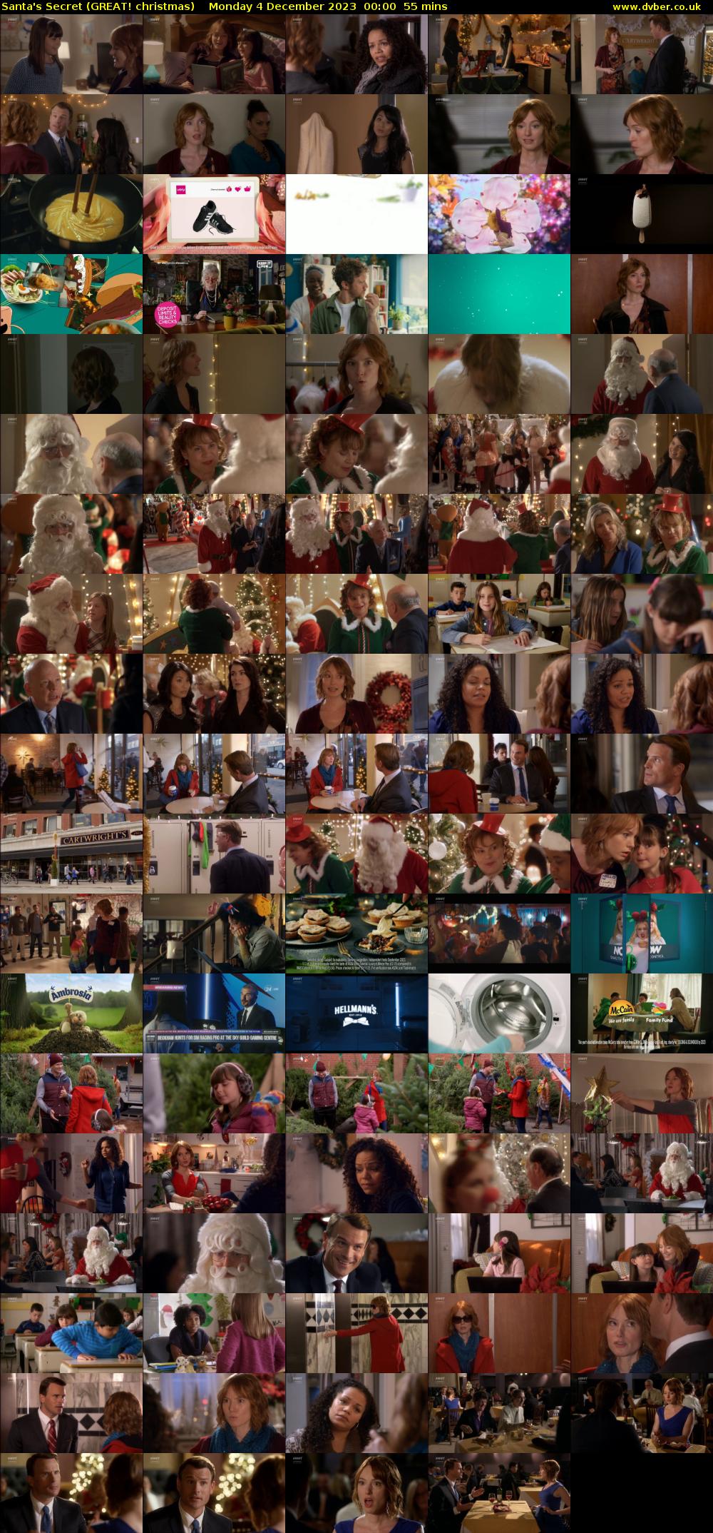 Santa's Secret (GREAT! christmas) Monday 4 December 2023 00:00 - 00:55