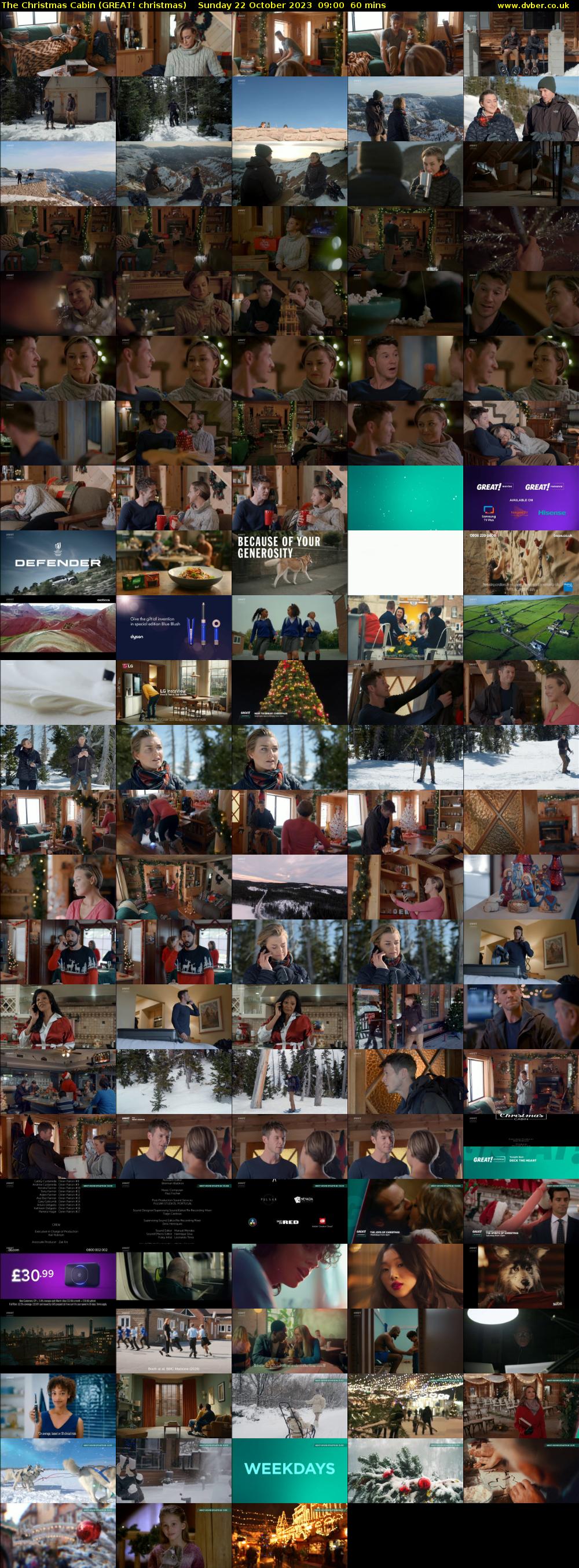 The Christmas Cabin (GREAT! christmas) Sunday 22 October 2023 09:00 - 10:00