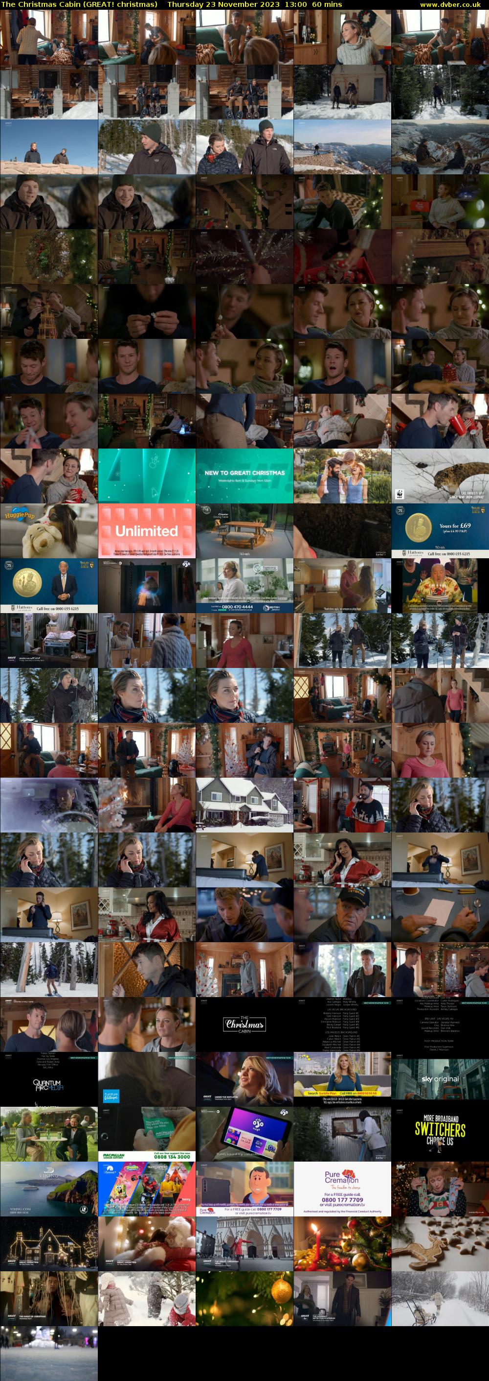 The Christmas Cabin (GREAT! christmas) Thursday 23 November 2023 13:00 - 14:00