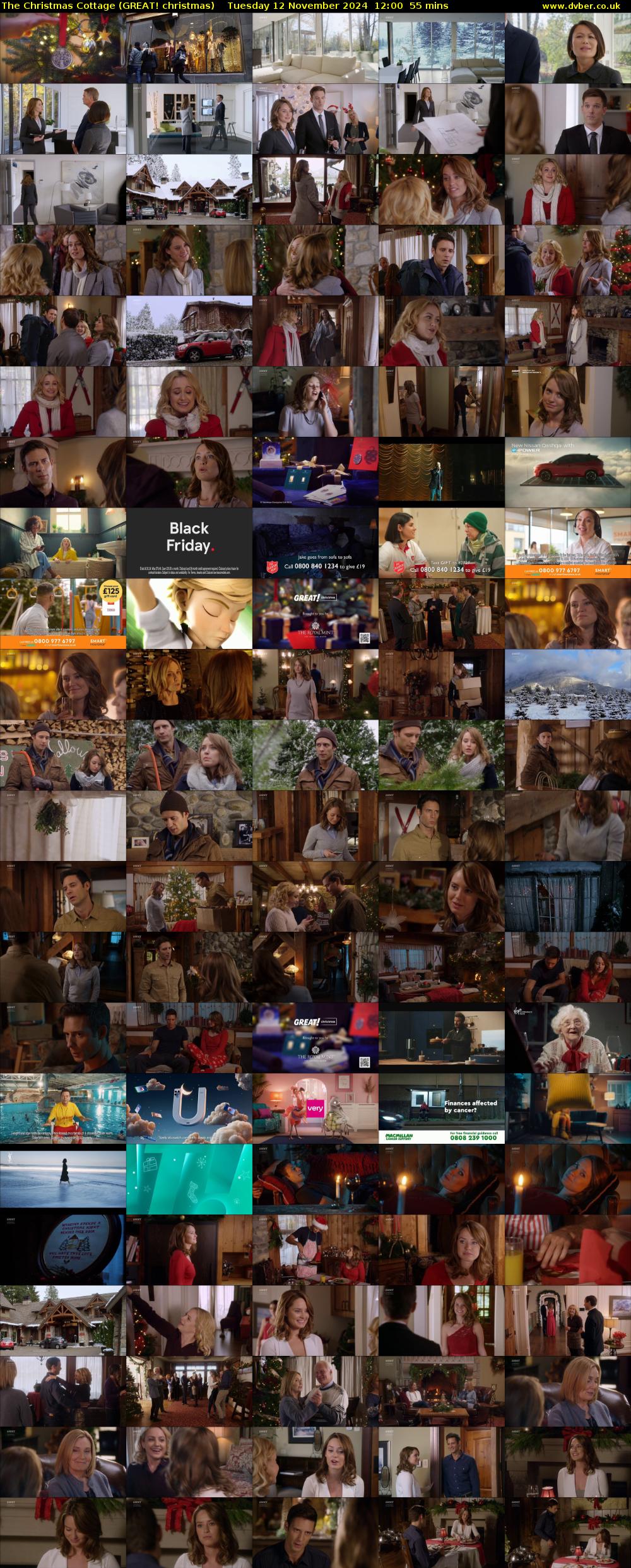 The Christmas Cottage (GREAT! christmas) Tuesday 12 November 2024 12:00 - 12:55