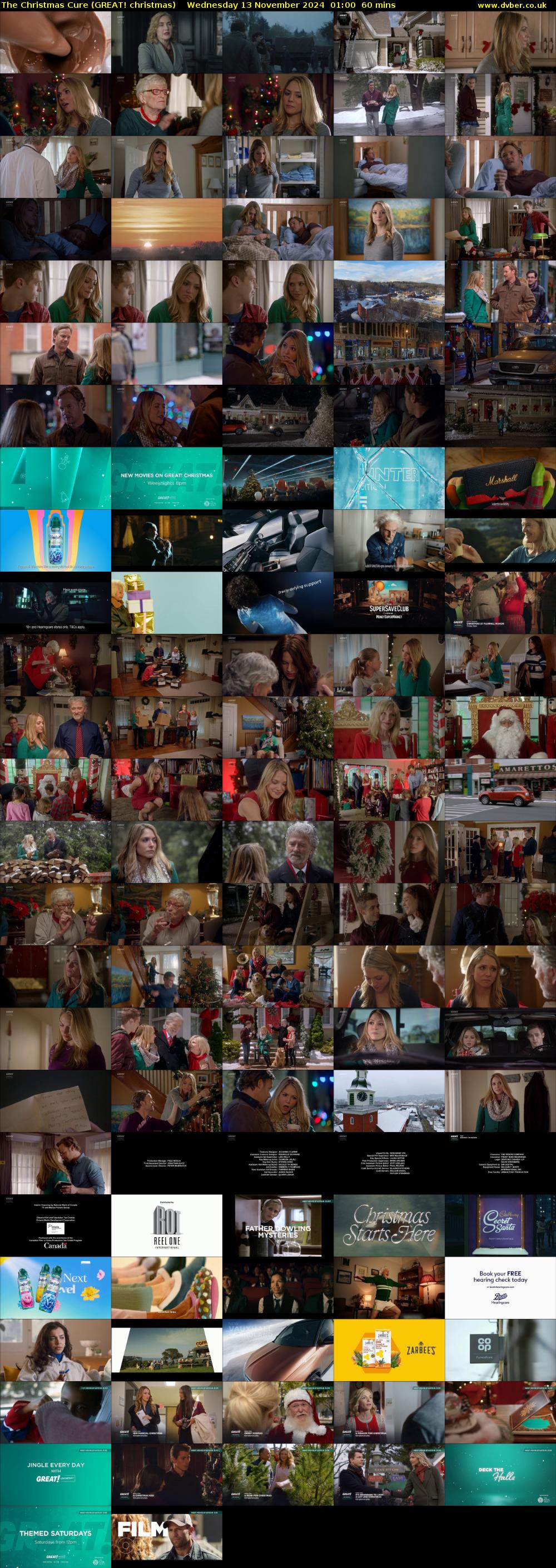 The Christmas Cure (GREAT! christmas) Wednesday 13 November 2024 01:00 - 02:00