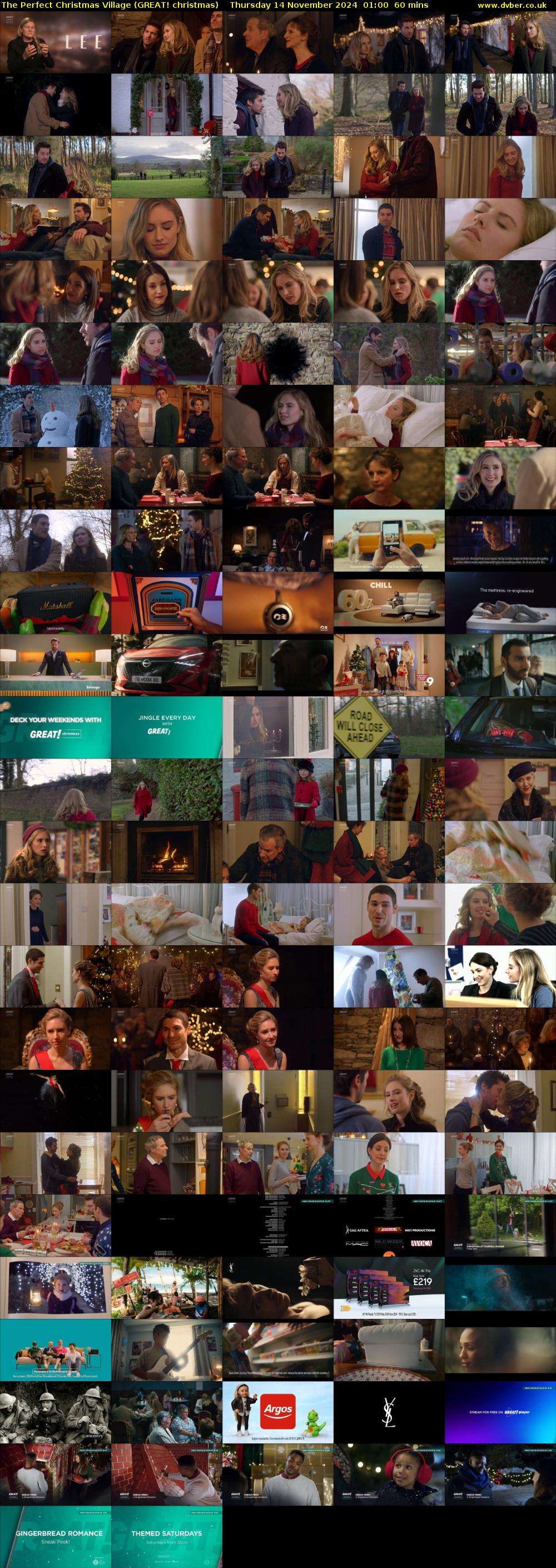 The Perfect Christmas Village (GREAT! christmas) Thursday 14 November 2024 01:00 - 02:00