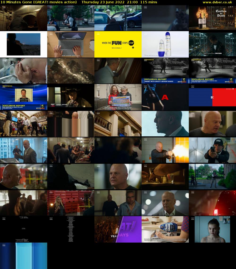 10 Minutes Gone (GREAT! movies action) Thursday 23 June 2022 21:00 - 22:55