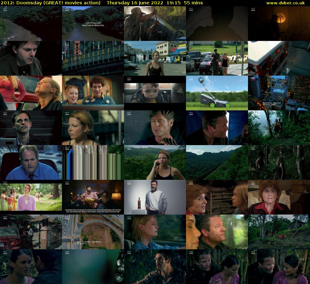 2012: Doomsday (GREAT! movies action) Thursday 16 June 2022 19:15 - 20:10