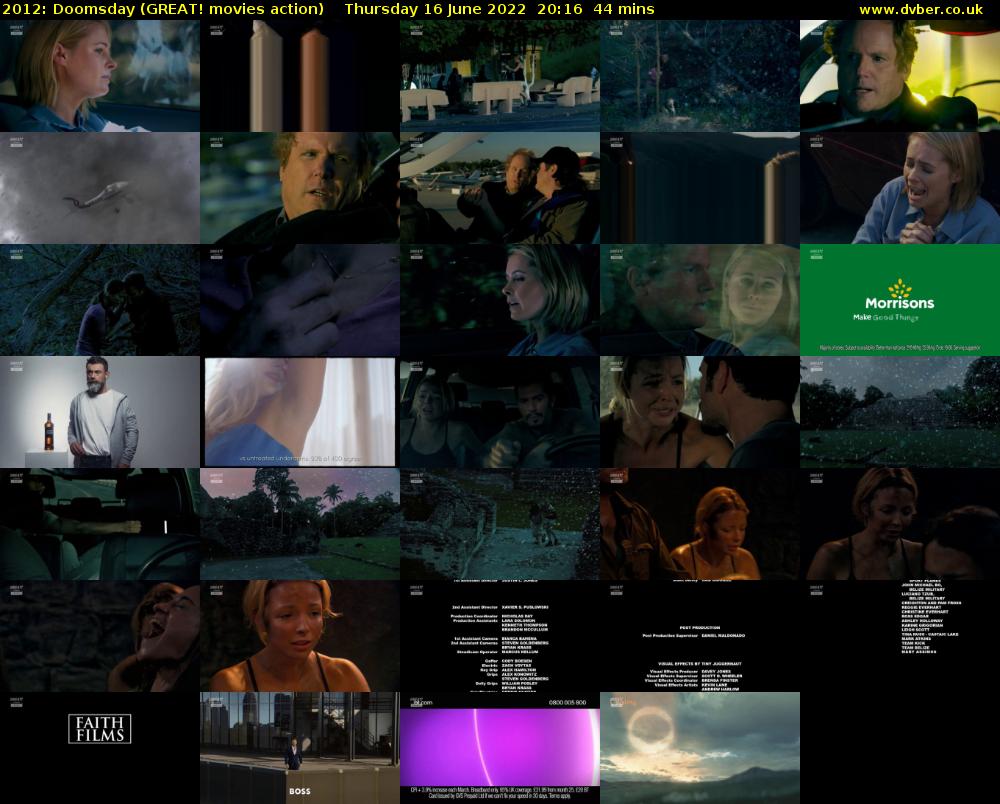 2012: Doomsday (GREAT! movies action) Thursday 16 June 2022 20:16 - 21:00
