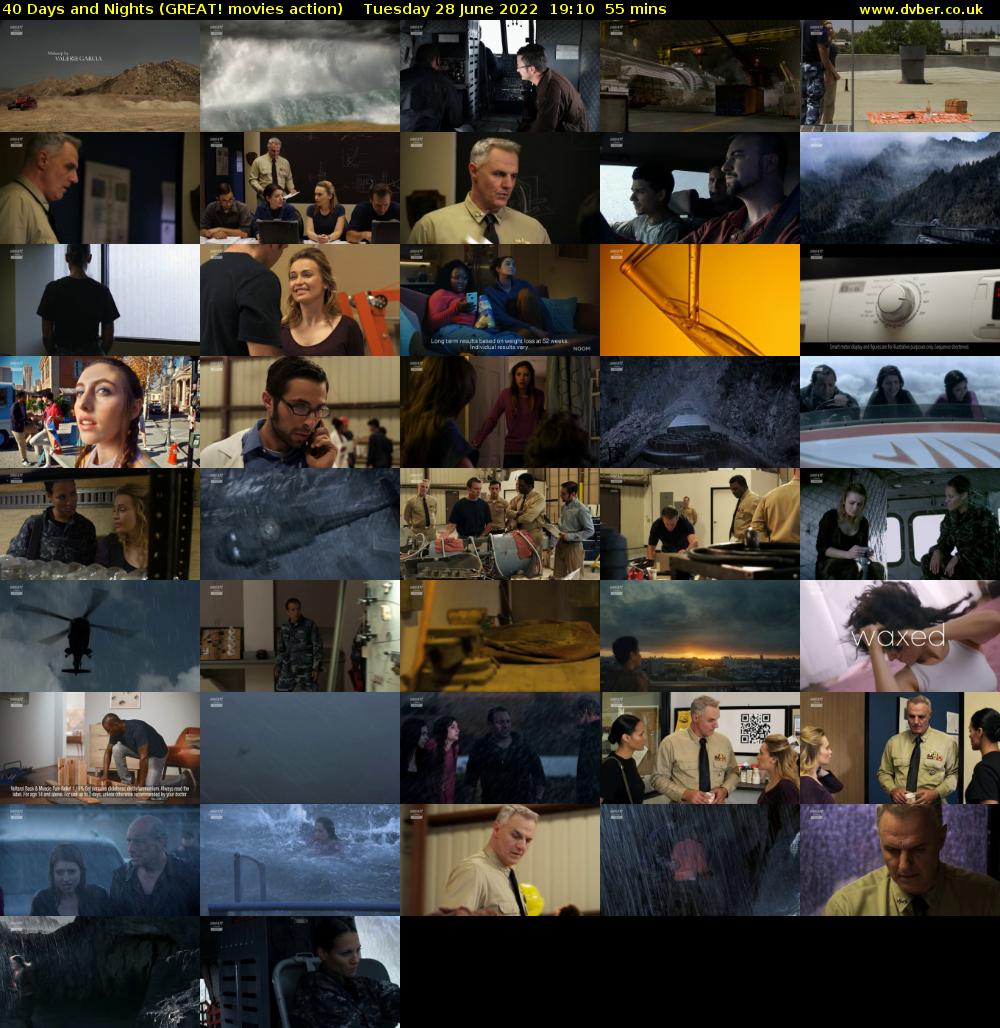 40 Days and Nights (GREAT! movies action) Tuesday 28 June 2022 19:10 - 20:05