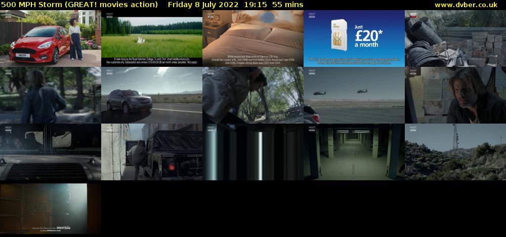 500 MPH Storm (GREAT! movies action) Friday 8 July 2022 19:15 - 20:10