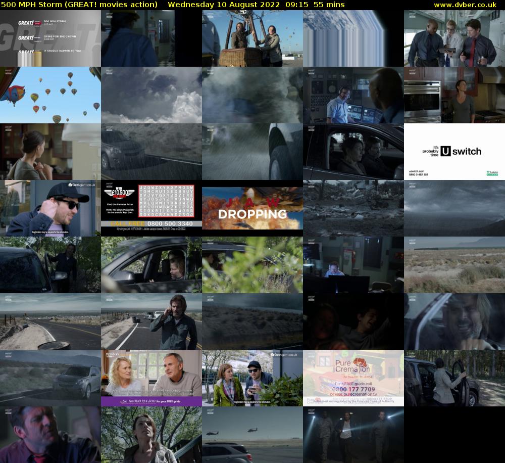 500 MPH Storm (GREAT! movies action) Wednesday 10 August 2022 09:15 - 10:10