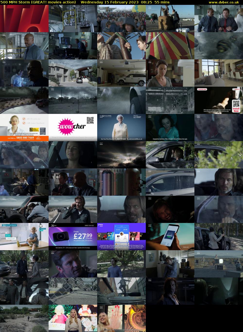 500 MPH Storm (GREAT! movies action) Wednesday 15 February 2023 08:25 - 09:20