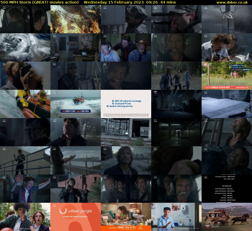 500 MPH Storm (GREAT! movies action) Wednesday 15 February 2023 09:26 - 10:10