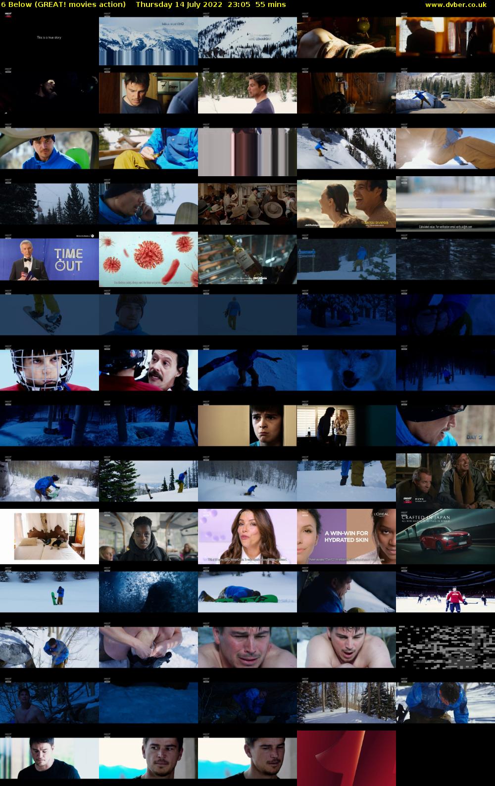 6 Below (GREAT! movies action) Thursday 14 July 2022 23:05 - 00:00