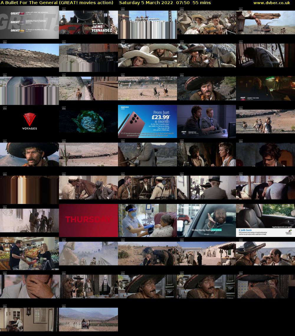 A Bullet For The General (GREAT! movies action) Saturday 5 March 2022 07:50 - 08:45