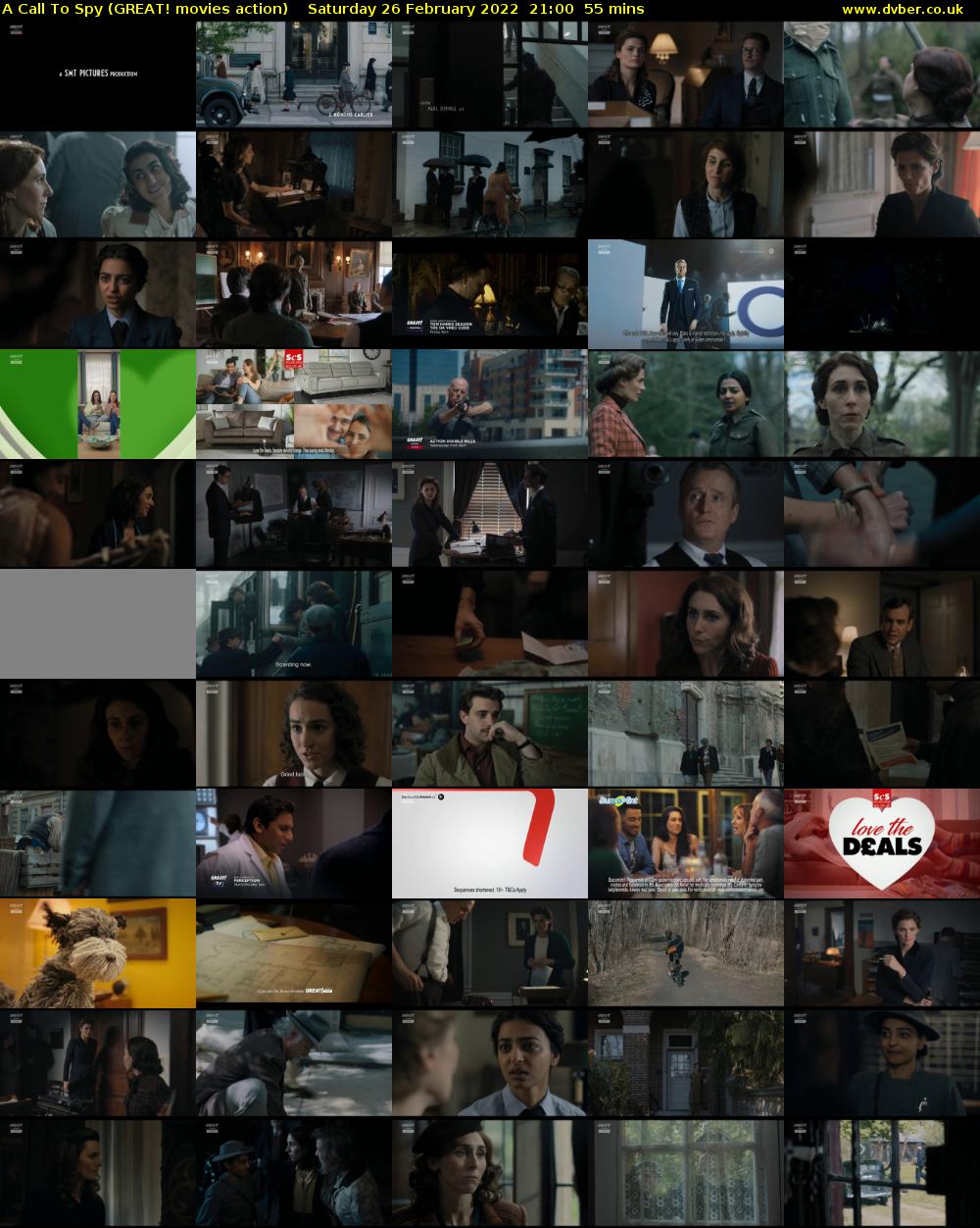 A Call To Spy (GREAT! movies action) Saturday 26 February 2022 21:00 - 21:55