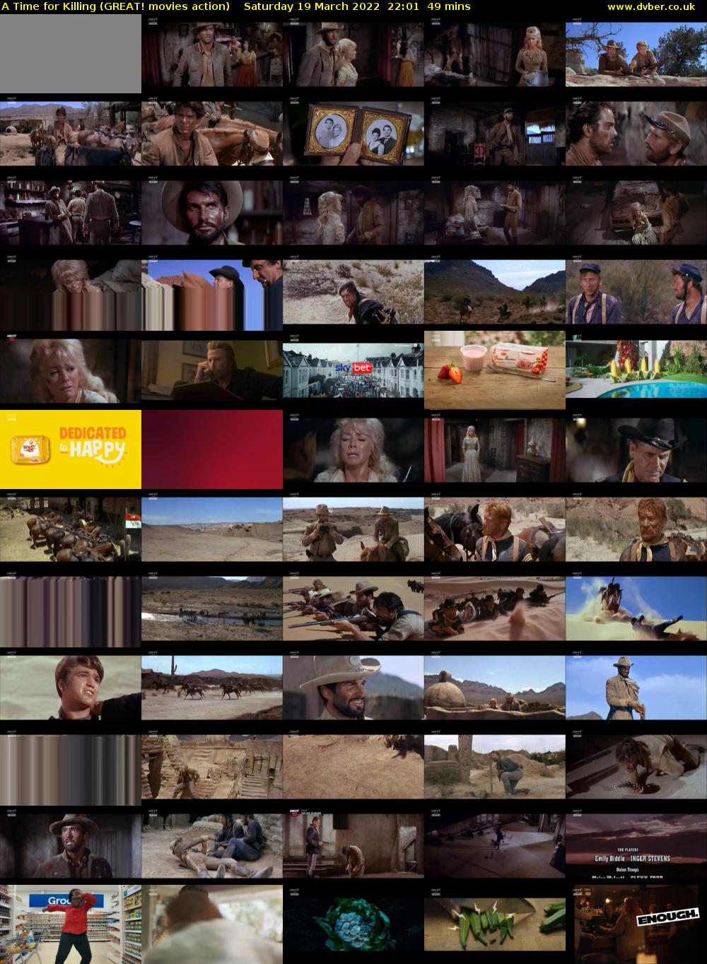 A Time for Killing (GREAT! movies action) Saturday 19 March 2022 22:01 - 22:50