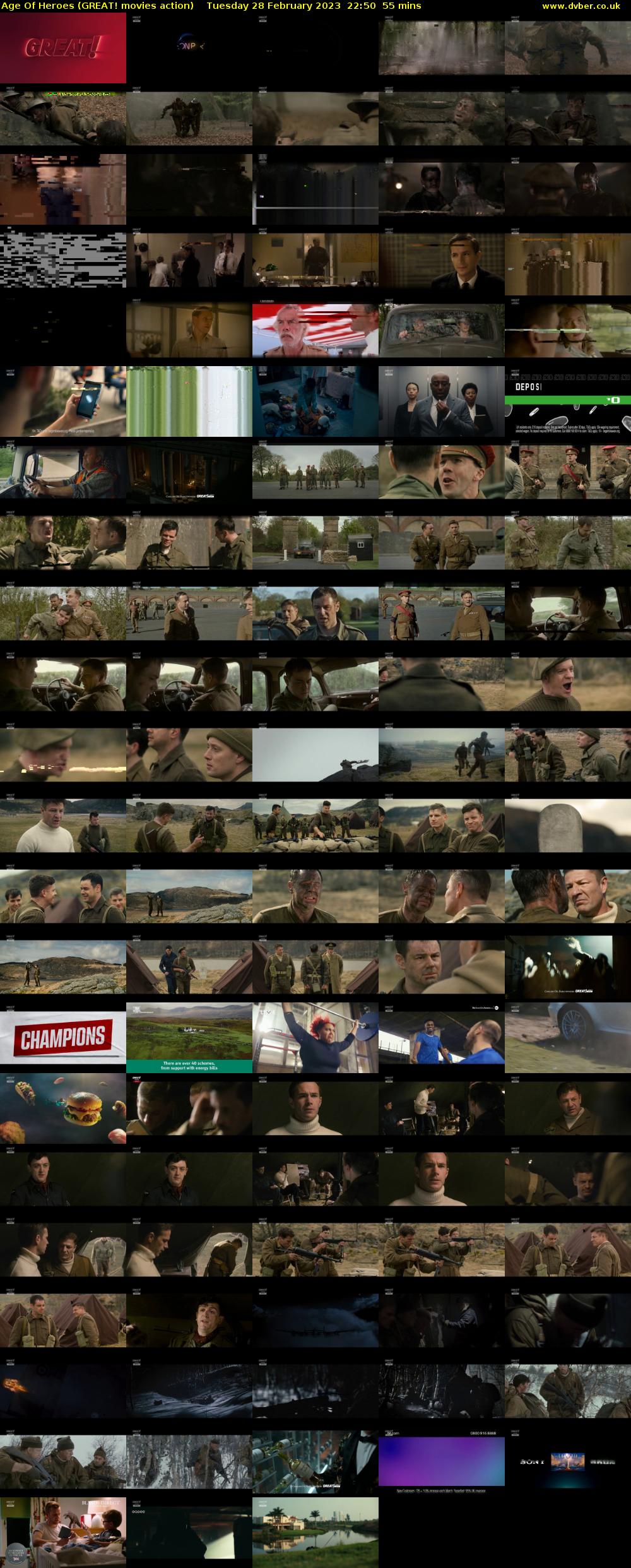 Age Of Heroes (GREAT! movies action) Tuesday 28 February 2023 22:50 - 23:45