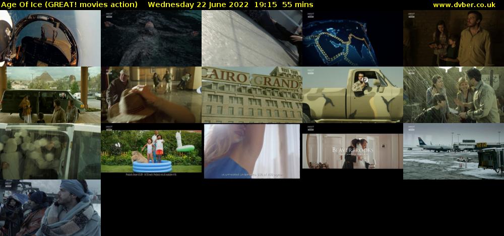 Age Of Ice (GREAT! movies action) Wednesday 22 June 2022 19:15 - 20:10