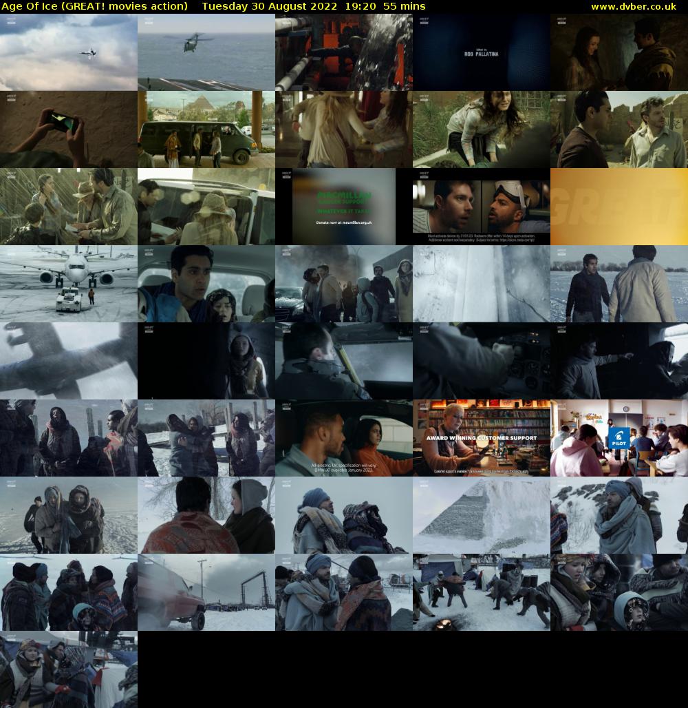 Age Of Ice (GREAT! movies action) Tuesday 30 August 2022 19:20 - 20:15
