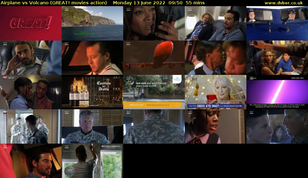 Airplane vs Volcano (GREAT! movies action) Monday 13 June 2022 09:50 - 10:45