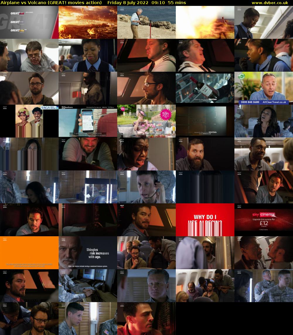 Airplane vs Volcano (GREAT! movies action) Friday 8 July 2022 09:10 - 10:05