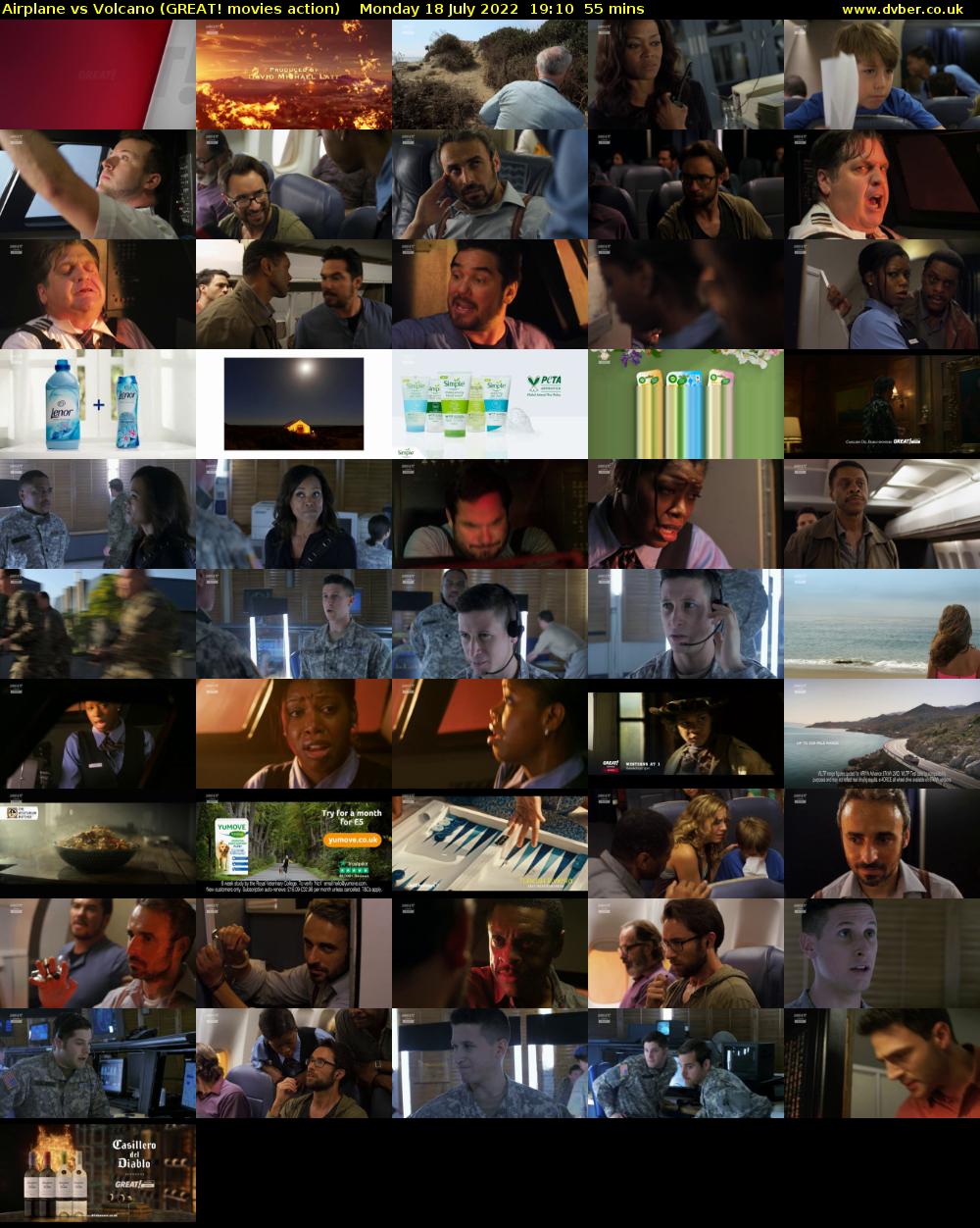 Airplane vs Volcano (GREAT! movies action) Monday 18 July 2022 19:10 - 20:05
